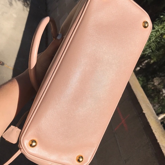 Authentic Prada Saffiano Lux Double Zip Tote - Picture 8 of 11